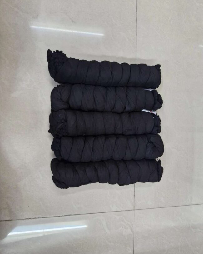 Cotton duppata Size 2.20 mtr Bundi Lace (Black)